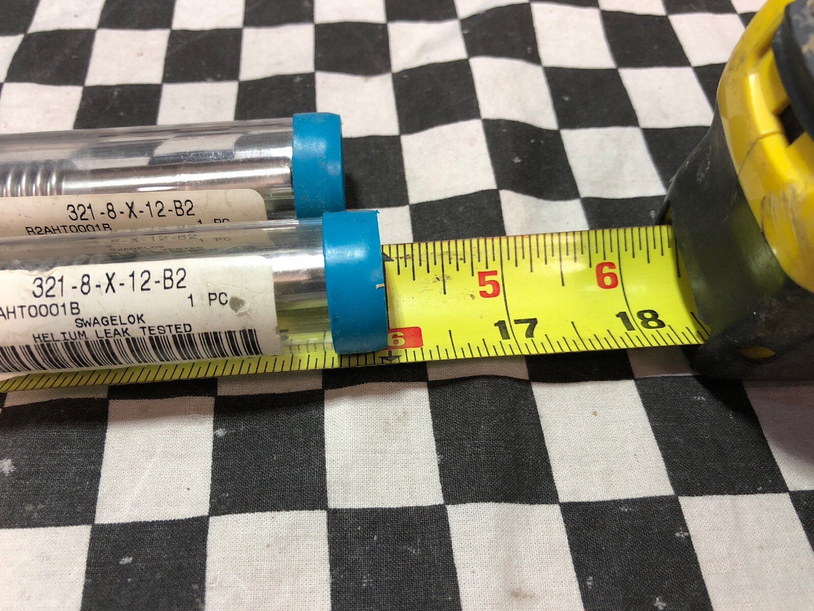 LOT OF 4, SWAGELOK Flexible Tubing 1/2″ X 12″, 321-8-X-12-B2, SHIPSAMEDAY