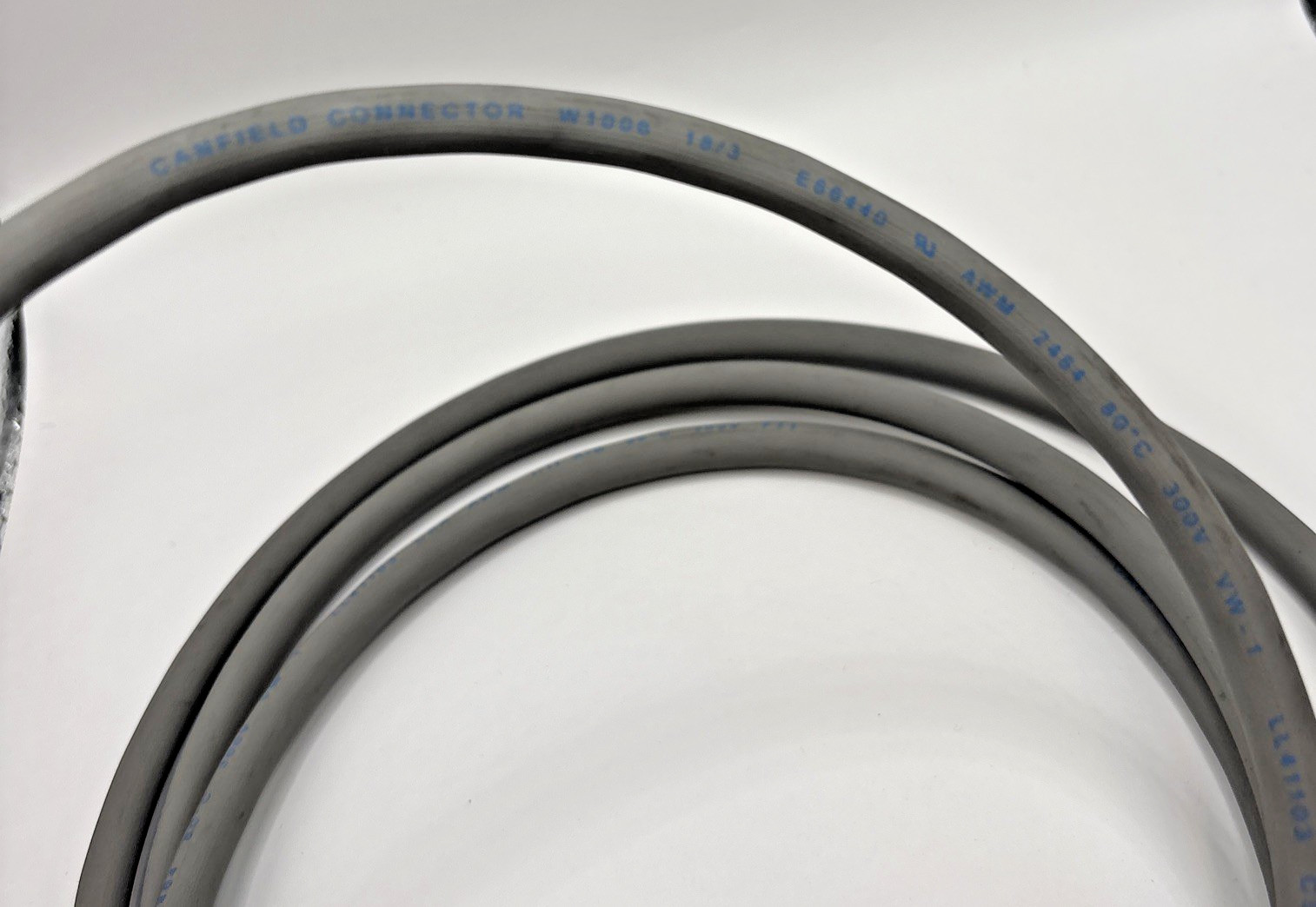 Canfield E66440 Connector Cable 60″, 18/3, 80C, 300V, *NEW*