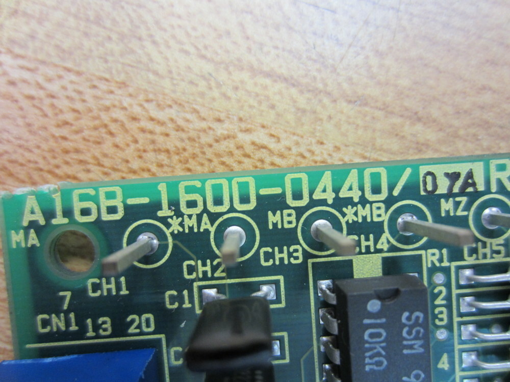 Fanuc A16B-1600-0440 I/O Board A16B-1600-0440/07A