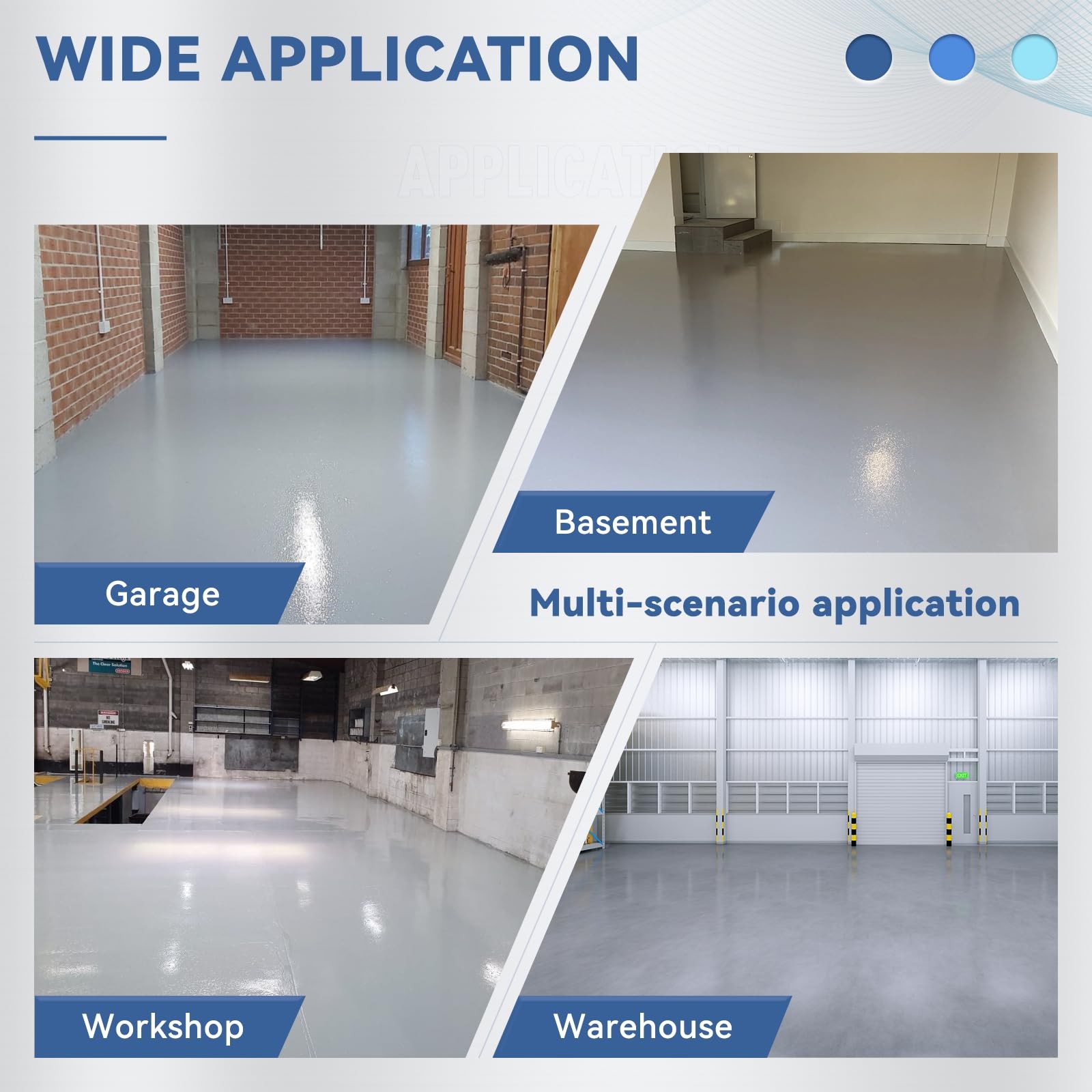 Garage Floor Epoxy Kit with Primer, Garage Floor Paint with Tools, Epoxy Coat…