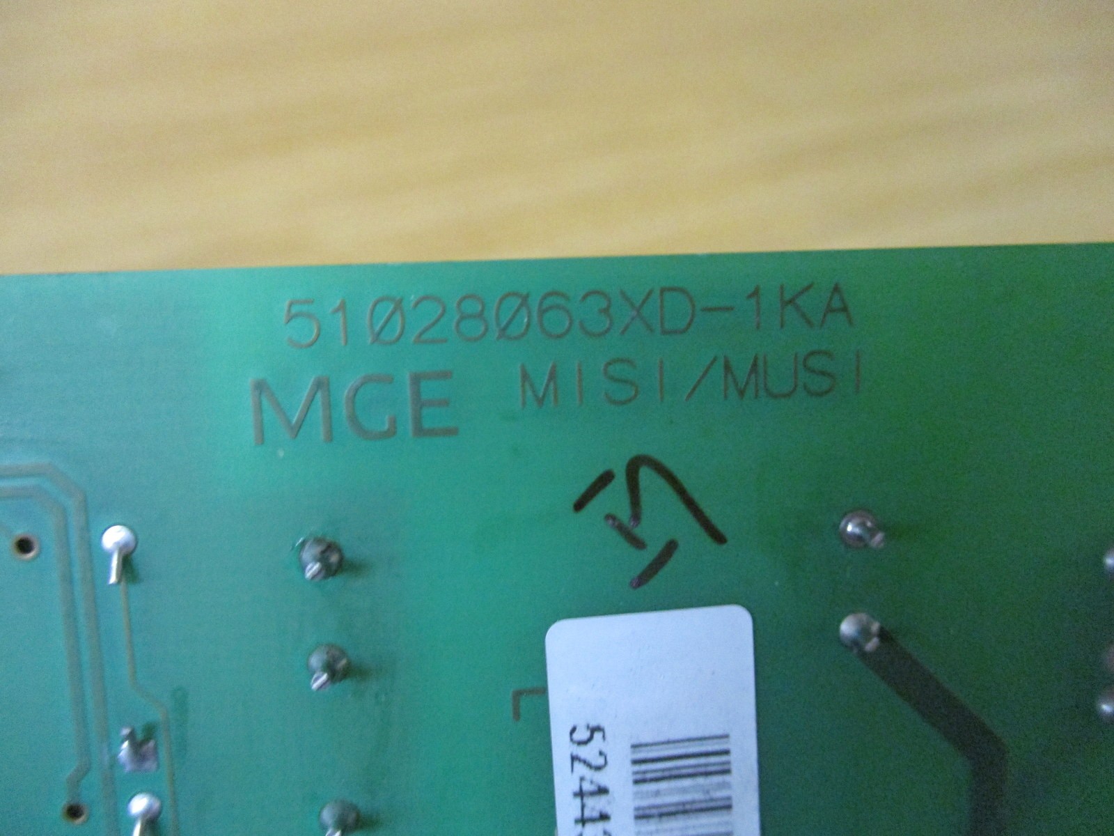 MGE 51028065 Circuit Board 51028063XD-1KA
