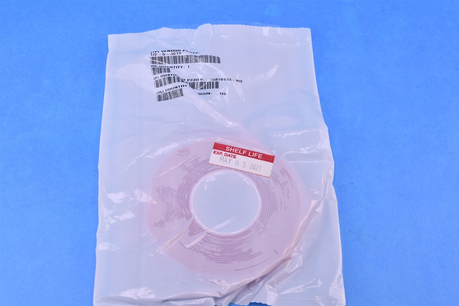 5yds 3M Double Coated Sided Tape Acrylic Adhesive Clear 0.50″ 1/2″ X 15′