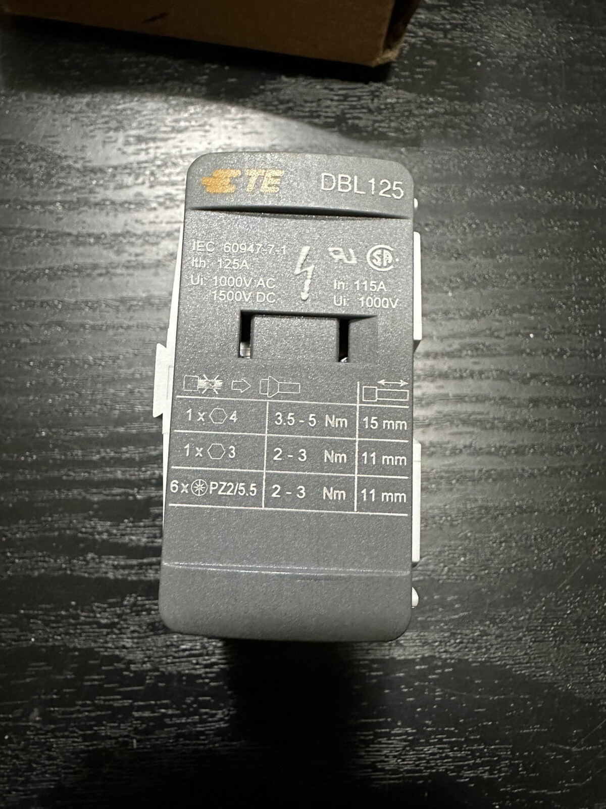 TE Connectivity – ABB Entrelec 1SNL312510R0000 DBL125