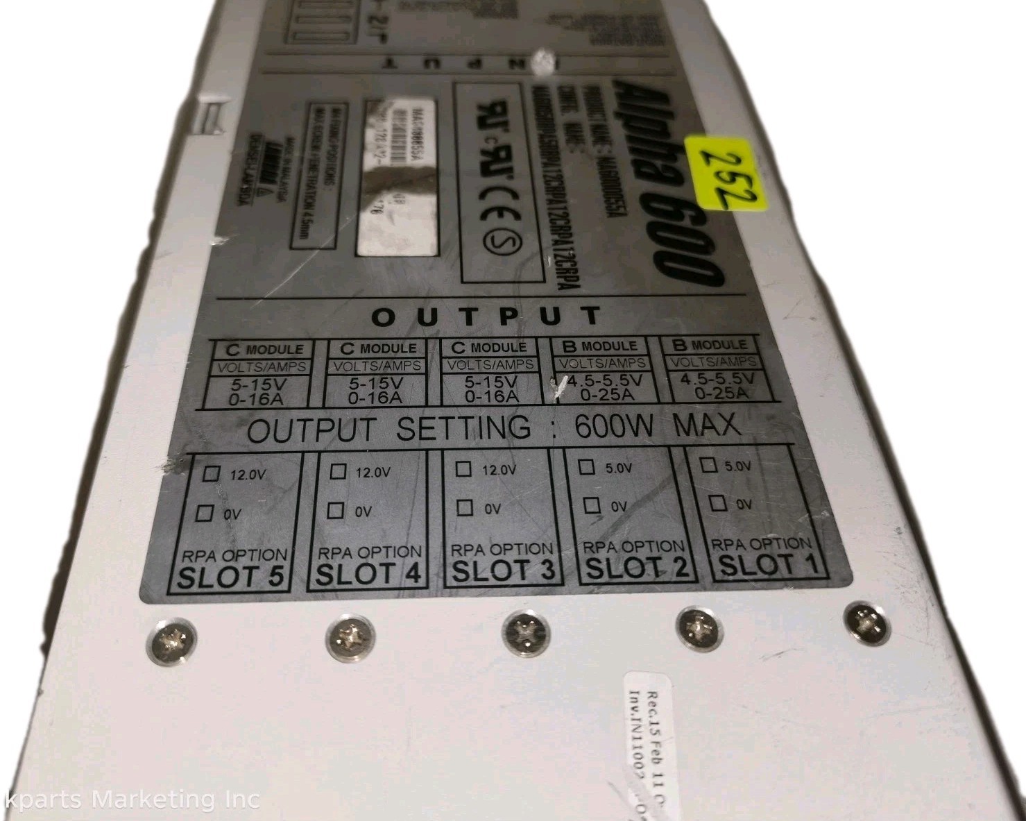 Densei-Lambda MA6000055A MA6005BRPA5BRPA12CRPA12CRPA12CRPA Power Supply