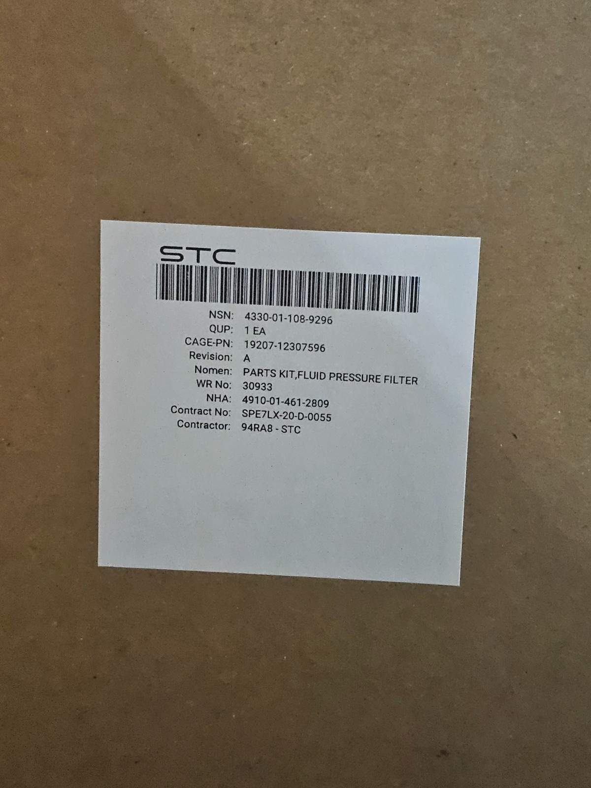 Vehicular Maintenance, Fuel Filter, Separator, Washer Lock 4910-01-461-2809