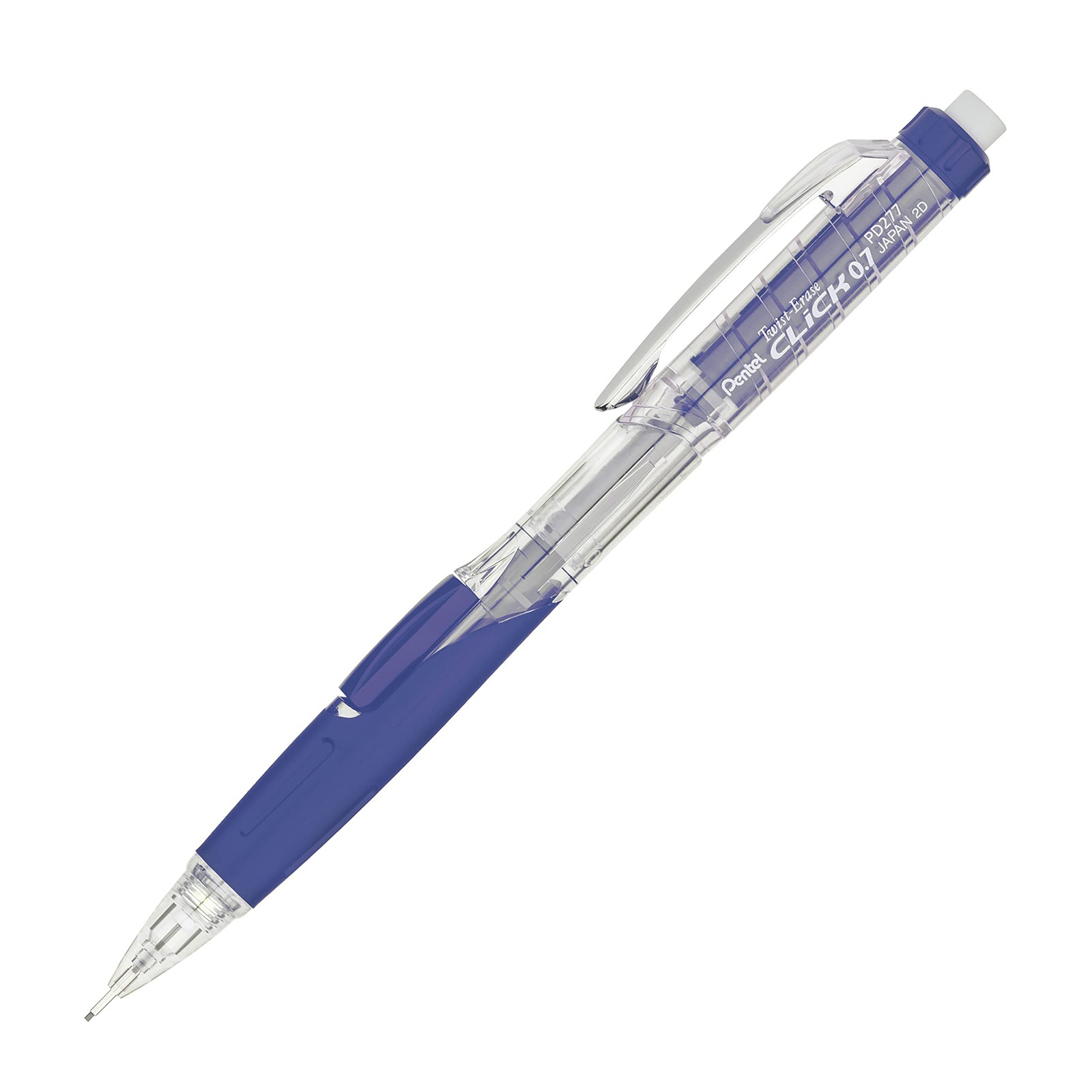 Pentel Twist-Erase Click Mechanical Pencil 0.7mm Assorted Colors 12-Pack