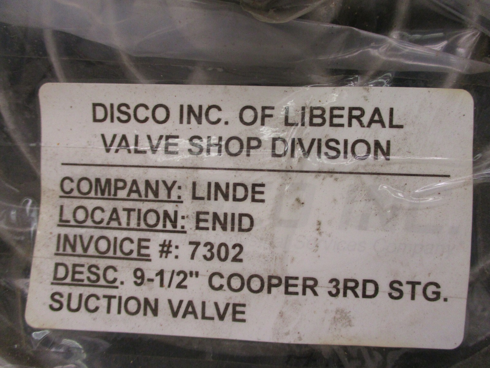 New Disco Inc. 9-1/2″ Cooper 3rd Stg. Suction Valve A3517PAO