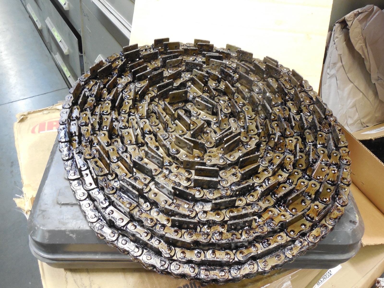 MORSE ROLLER CHAIN 347567 40R 40 R WB12E4&9P 630P BP ANSI 40 26′ FT. LOT OF 2