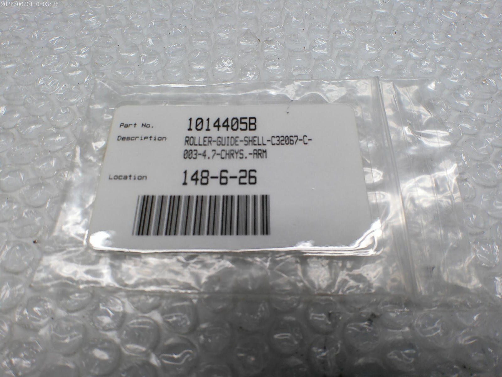 INDUSTRIAL SPARE C32067-C-003-4.7-CHRYS.-ARM ROLLER GUIDE NSNP
