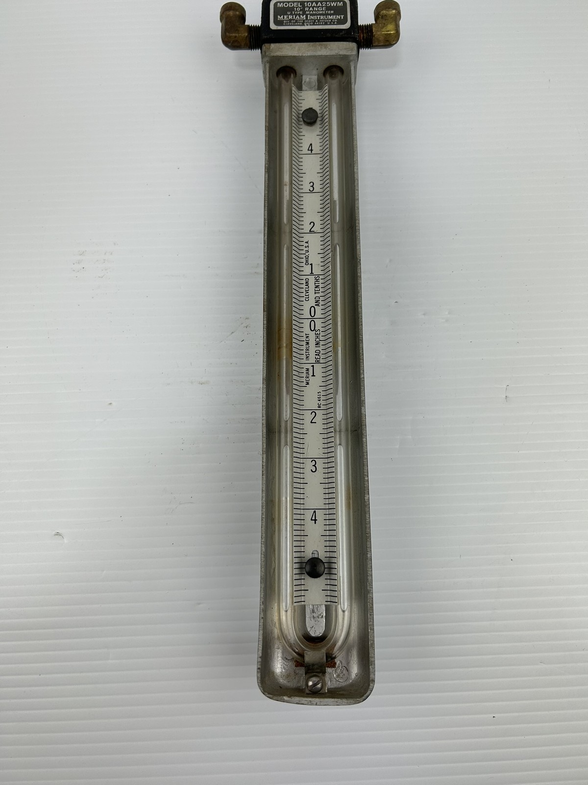 Meriam Instrument 10AA25WM 10″ Range U Type Manometer