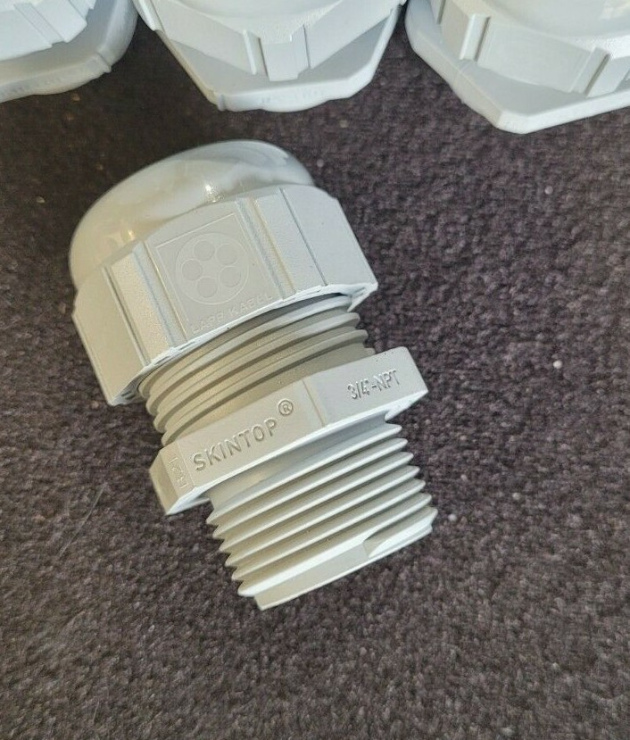SKINTOP 10-pc Cable gland Lapp SLN 3/4″ GY S1134 NEW (2-aisle)