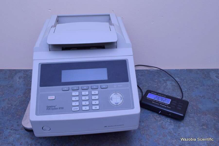 AB APPLIED BIOSYSTEMS GENEAMP PCR SYSTEM 9700 WITH 96 WELL BLOCK N8050200