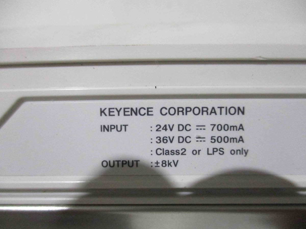 KEYENCE SJ-E036A Static Eliminator Ionizer Bar 600mm Used From Japan