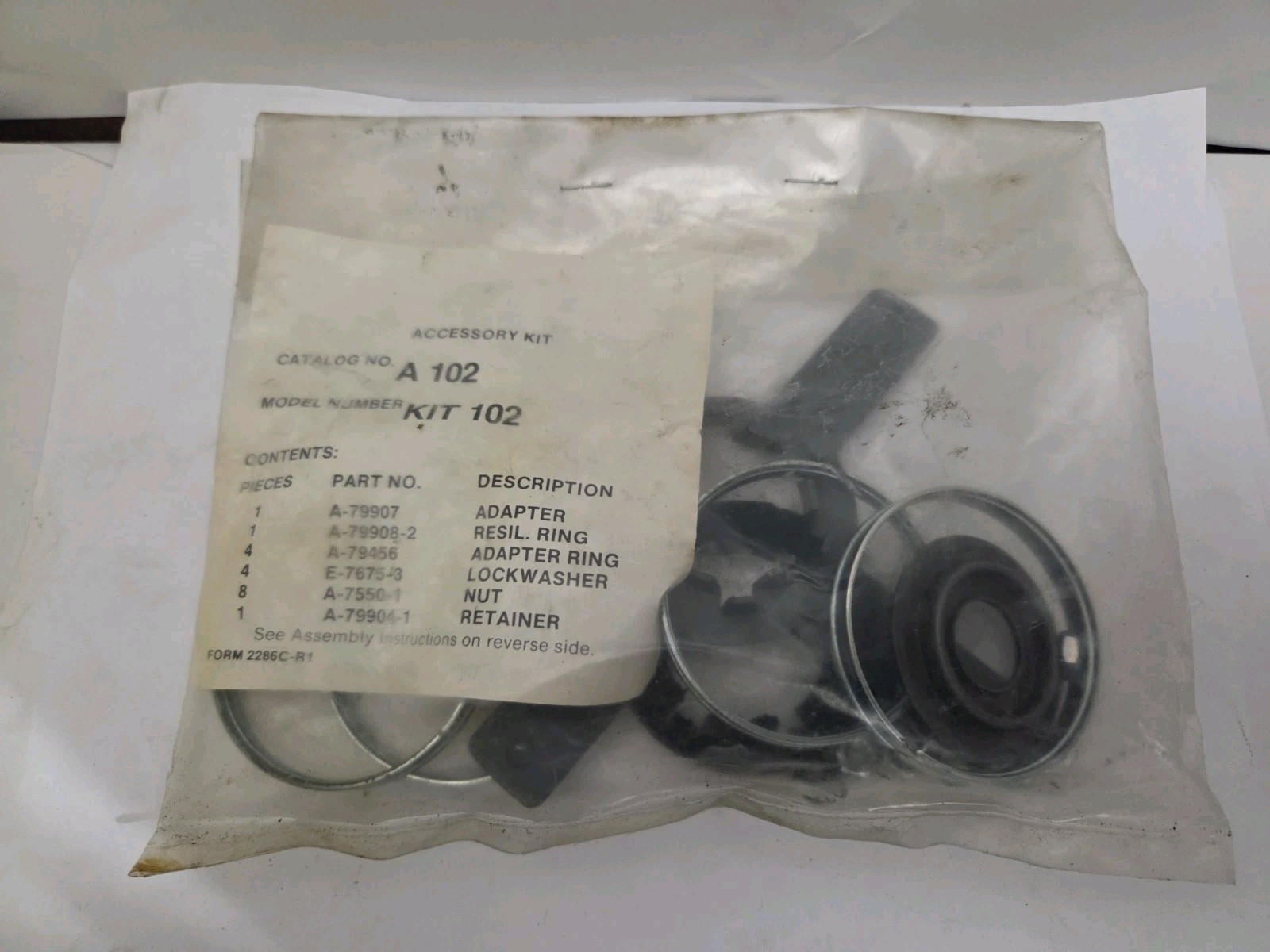 NEW A102 KIT 102 ADAPTER KIT
