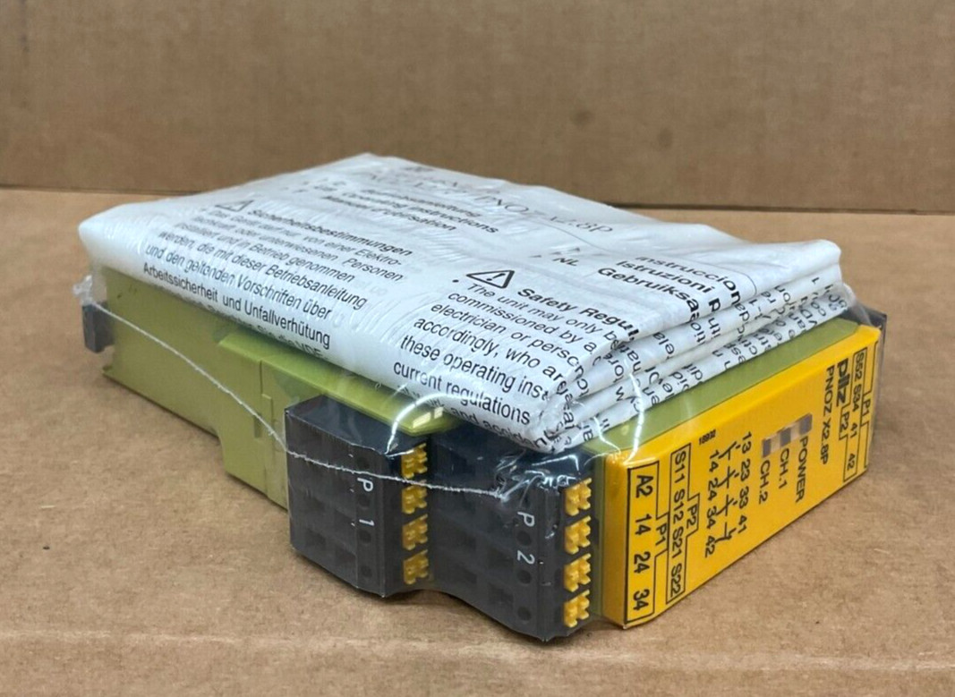 Pilz PNOZX2.8P 3NO 1NC 24VAC/DC Safety Relay