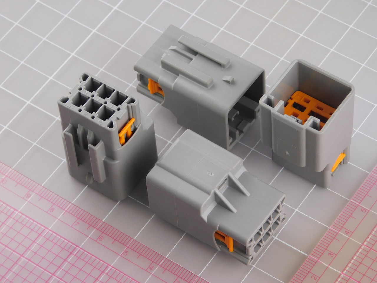Lot of 160 YAZAKI 7282-5569-40 YES/YESC KAIZEN CONNECTOR 2.8 X 0.8 6P MALE X1304