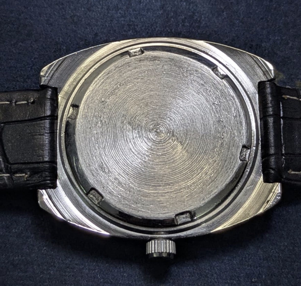 Vintage Ulysse Nardin 17 Jewels Manual Winding Swiss Made Men’s Watch Black Dial