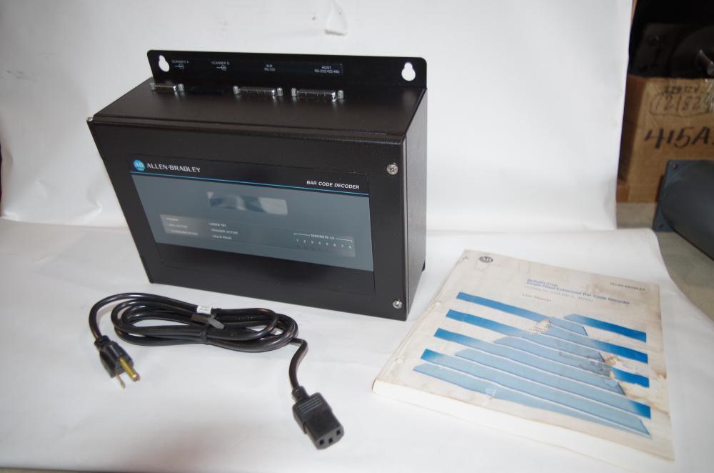 ALLEN BRADLEY SINGLE-HEAD ENHANCED BAR CODE DECODER # 2755-DS1A