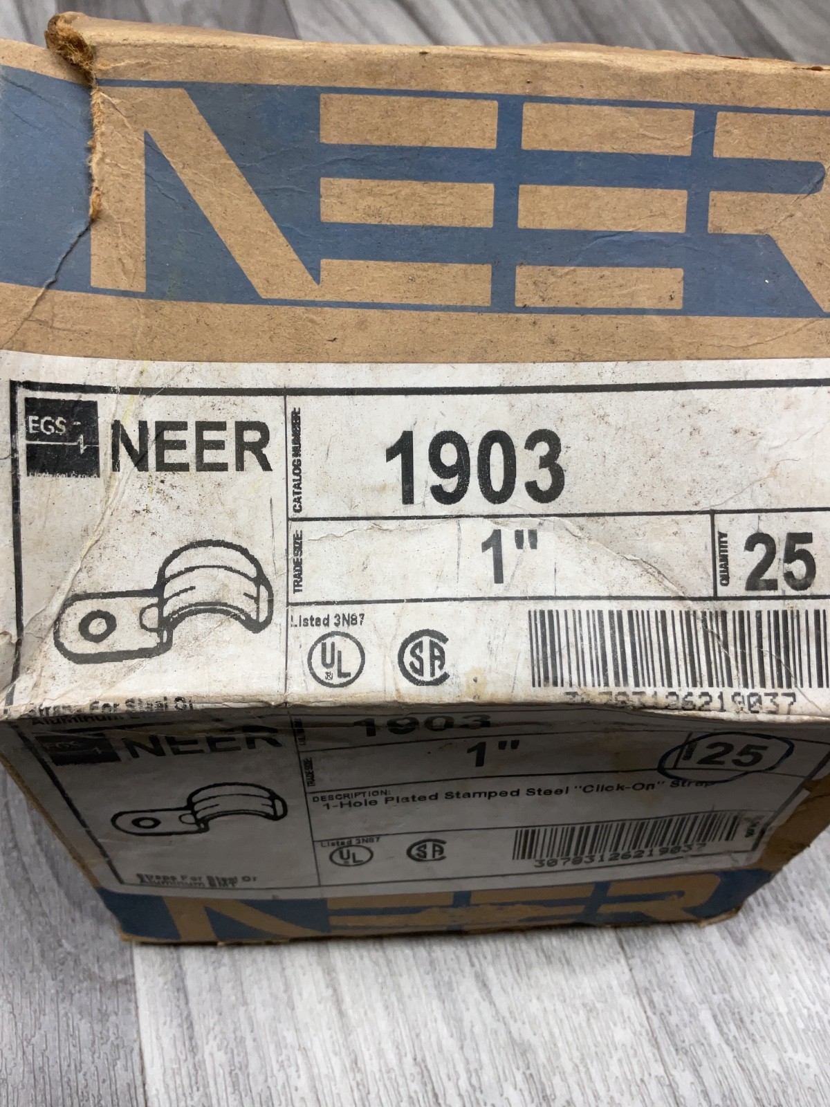 NEER ELECTRICAL FITTING 1903 1″ *Box of 25* NOS #4013X115SI