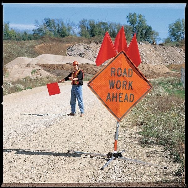 Eastern Metal Signs And Safety C-202-Ddsh Sign Stand, 42″ W, 72″
