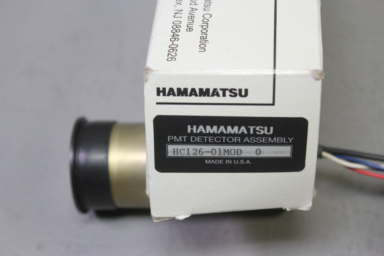 NEW HAMAMATSU PMT DETECTOR ASSMEBLY HC126-01MOD 0