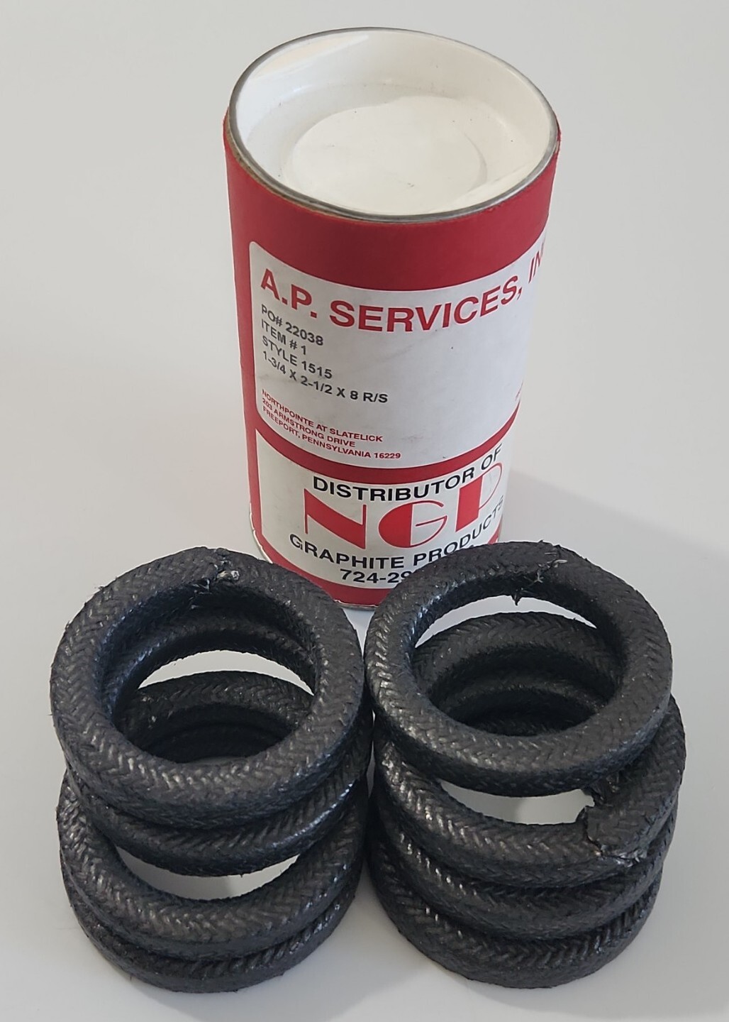 *SURPLUS* [2] A.P. Services Style 1515 Size 1-3/8×2-1/8×6 R/S 1-3/4×2-1/2×8 R/S
