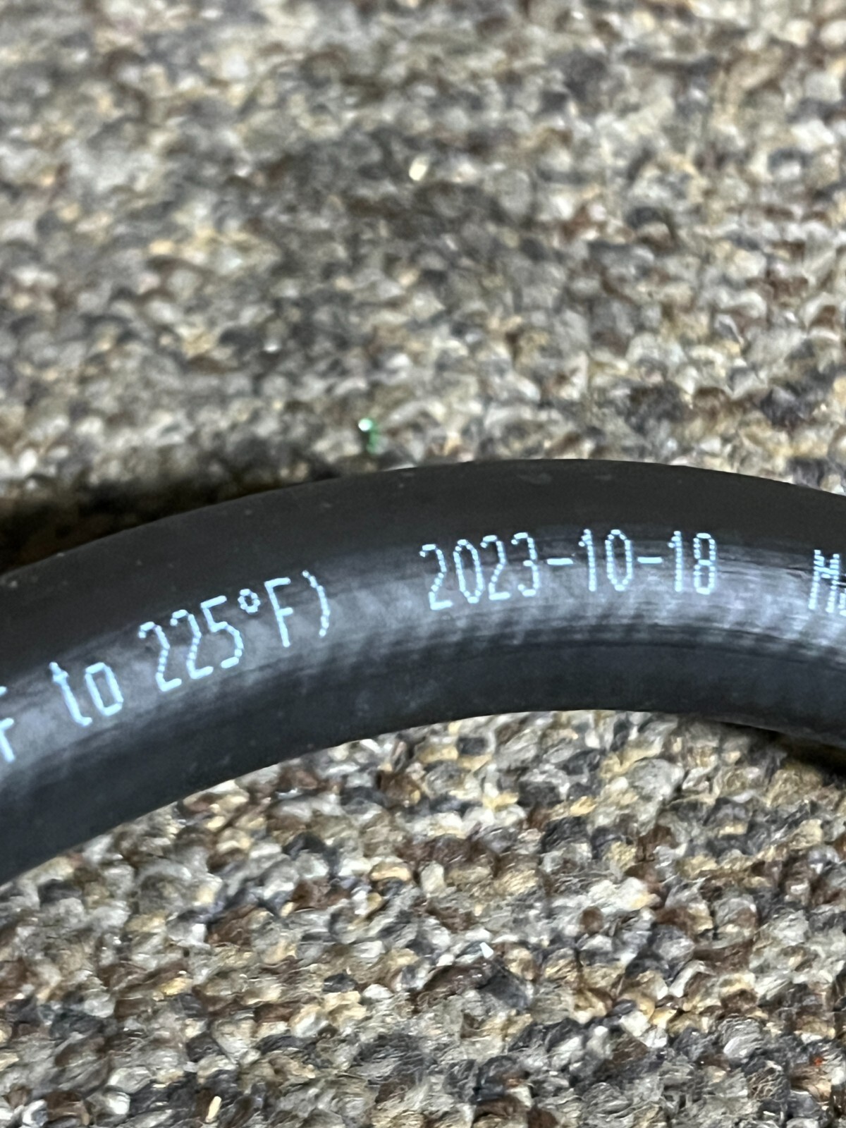 Danfoss 8534468 Rev 2 Hydraulic Hose / Fitting Black / Silver