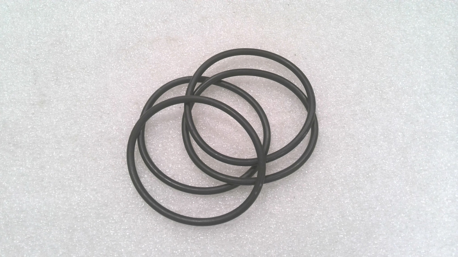 AS568A-228 O-RING, 2.5 IN OD, 0.14 IN THICK, BLACK RUBBER (LOT OF 148)