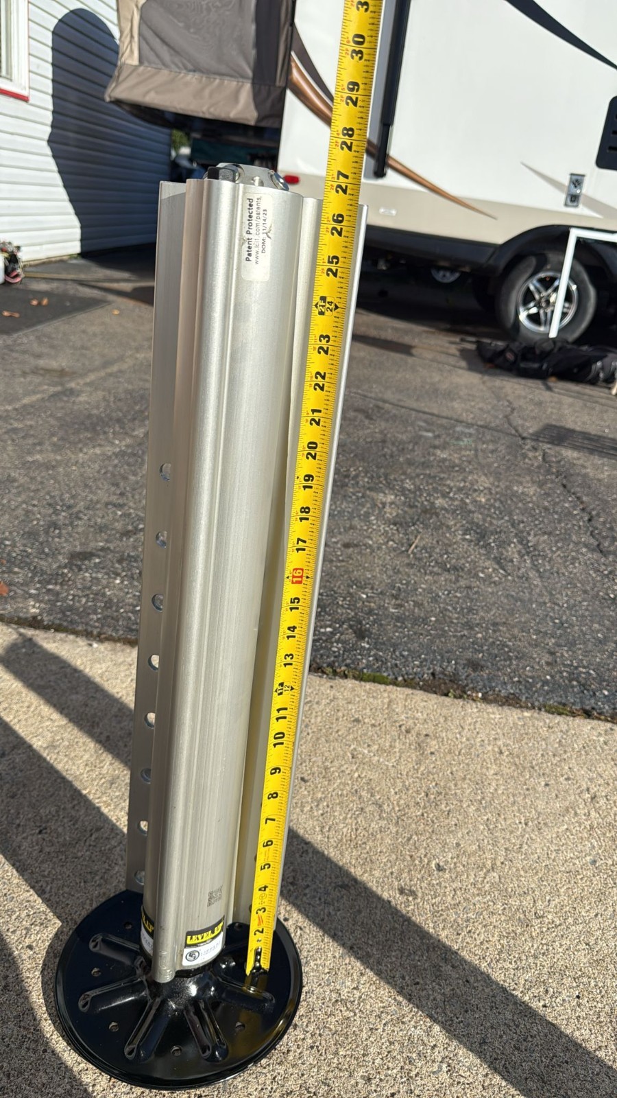 OEM Lippert RV Leveling Jack Aluminum Leg Assembly 27″