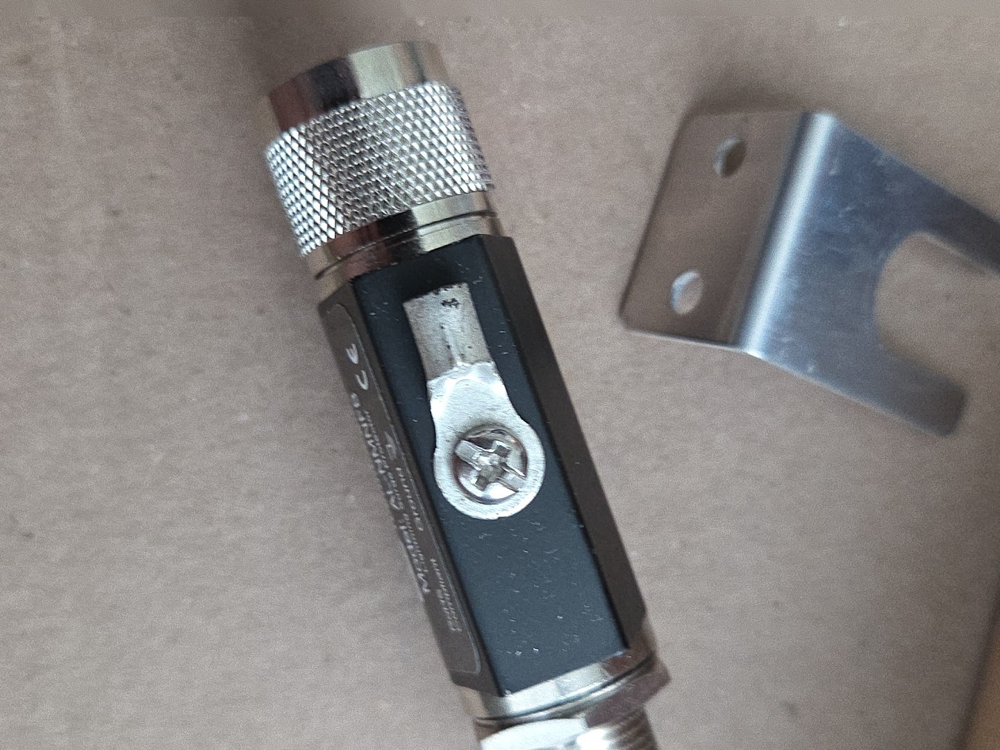 L-Com AL-NMNFB-9 N-Male to N-Female Bulkhead 0-3 GHz 90 V Lightning Protector