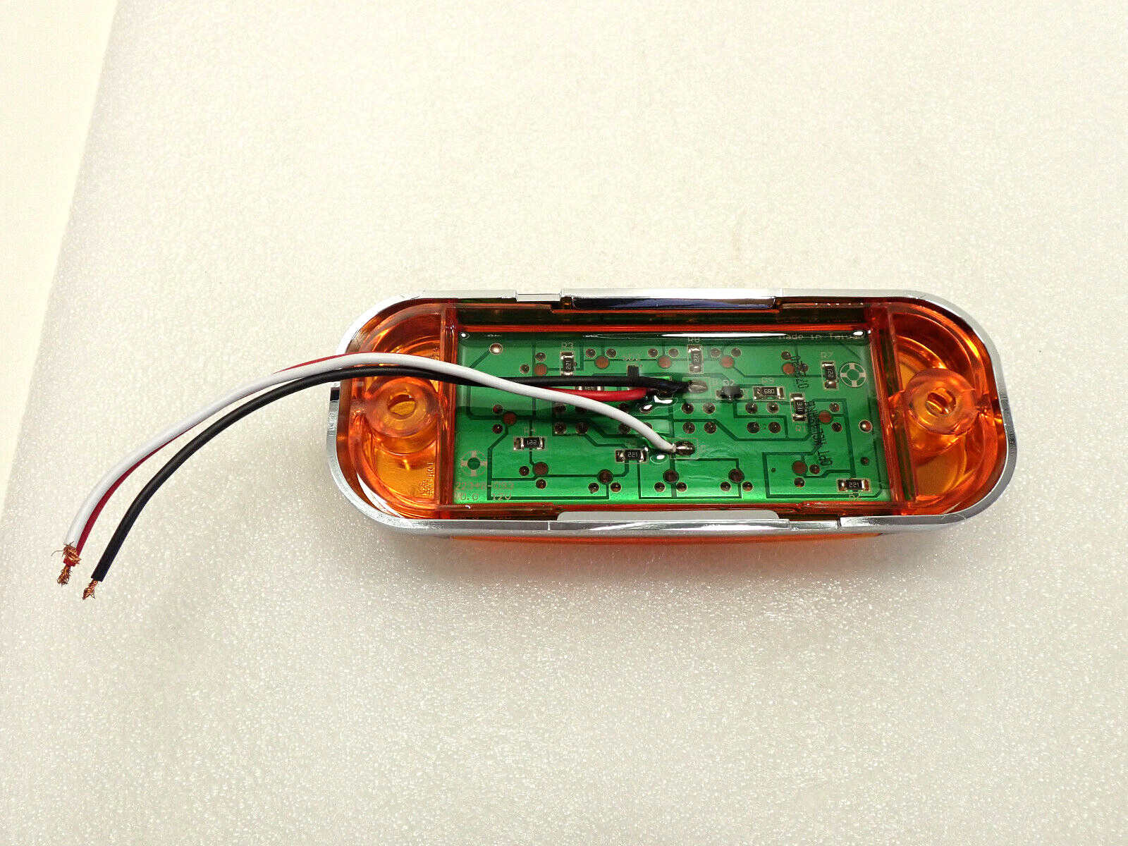Optronics OPT MCL48AKB Kit LED Marker/Clearance Light With A48CB Chrome Bezel