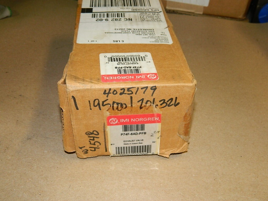 Norgren IMI P74F-6AD-PFD Exhaust Vlave NEW