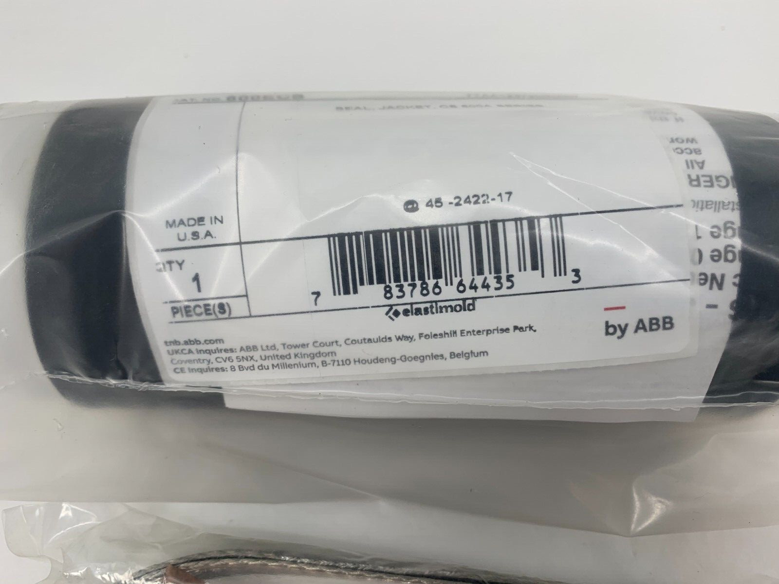 Elastimold 600ECS-G3 600A Cold-Shrinkable Seal w/Copper Braid
