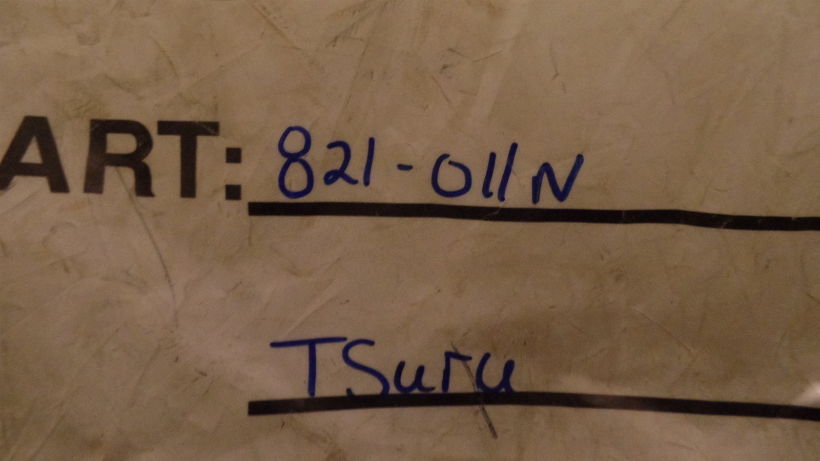 GENUINE TSURIMI PUMP PARTS 821-011N CHECK VALVE ASSEMBLY, 821011N, NIB, N.O.S