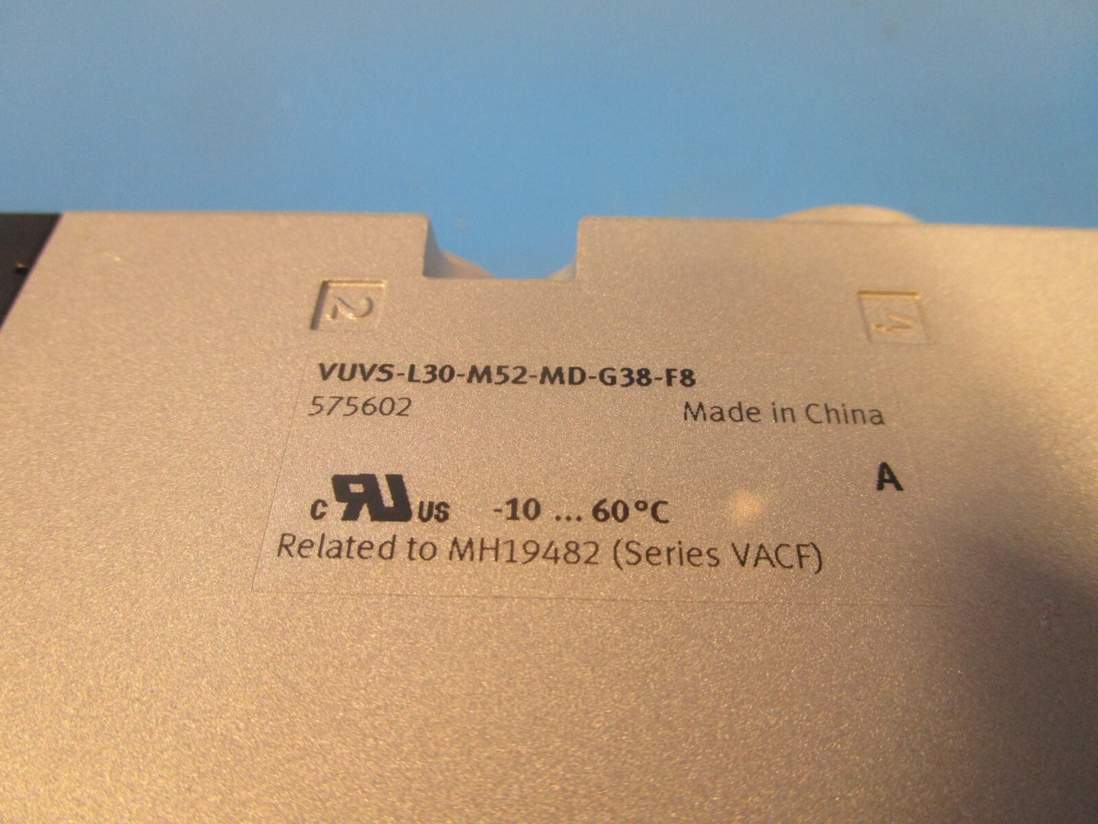 FESTO VUVS-L30-M52-MD-G38-F8-1C1, 575604 Solenoid Valve