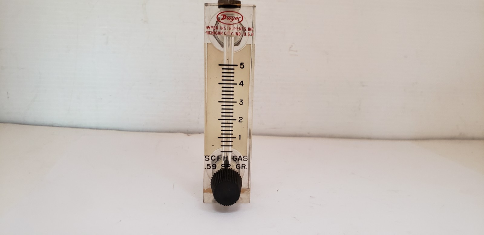 DWYER 52-190066-00 AIR FLOW METER, SCFH -5, NNB