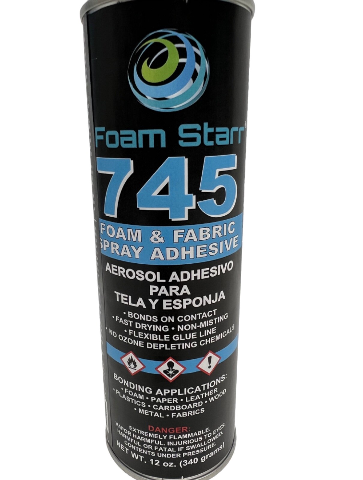 745 Foam Starr Adhesive Spray 12oz Foam & Fabric Upholstery Grade Made In USA