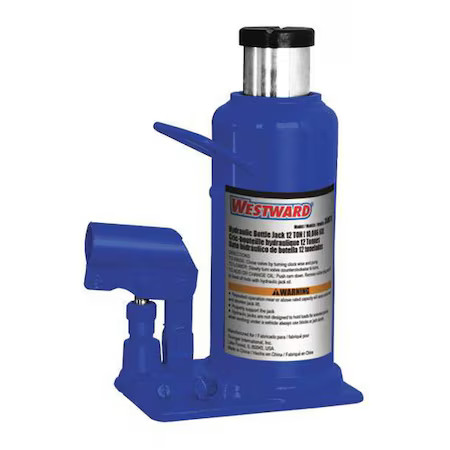 Westward 35Mt11 Bottle Jack, 12 Tons, 9-1/2In.L