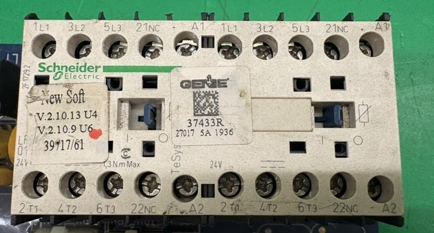 Genie Overhead door 36314-C REV A Three Phase SX/HX Operator Circuit Board
