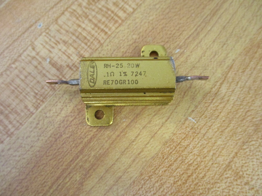 Dale RH-25 Vishay Wirewound Resistor RH25 20W 0.1Ω 1%