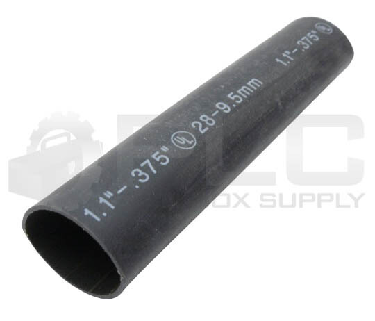 BOX OF 8 NEW BORG WARNER HST16 HEAT SHRINK TUBING, 1.1″-.375 28-9.5mm, 6″ L