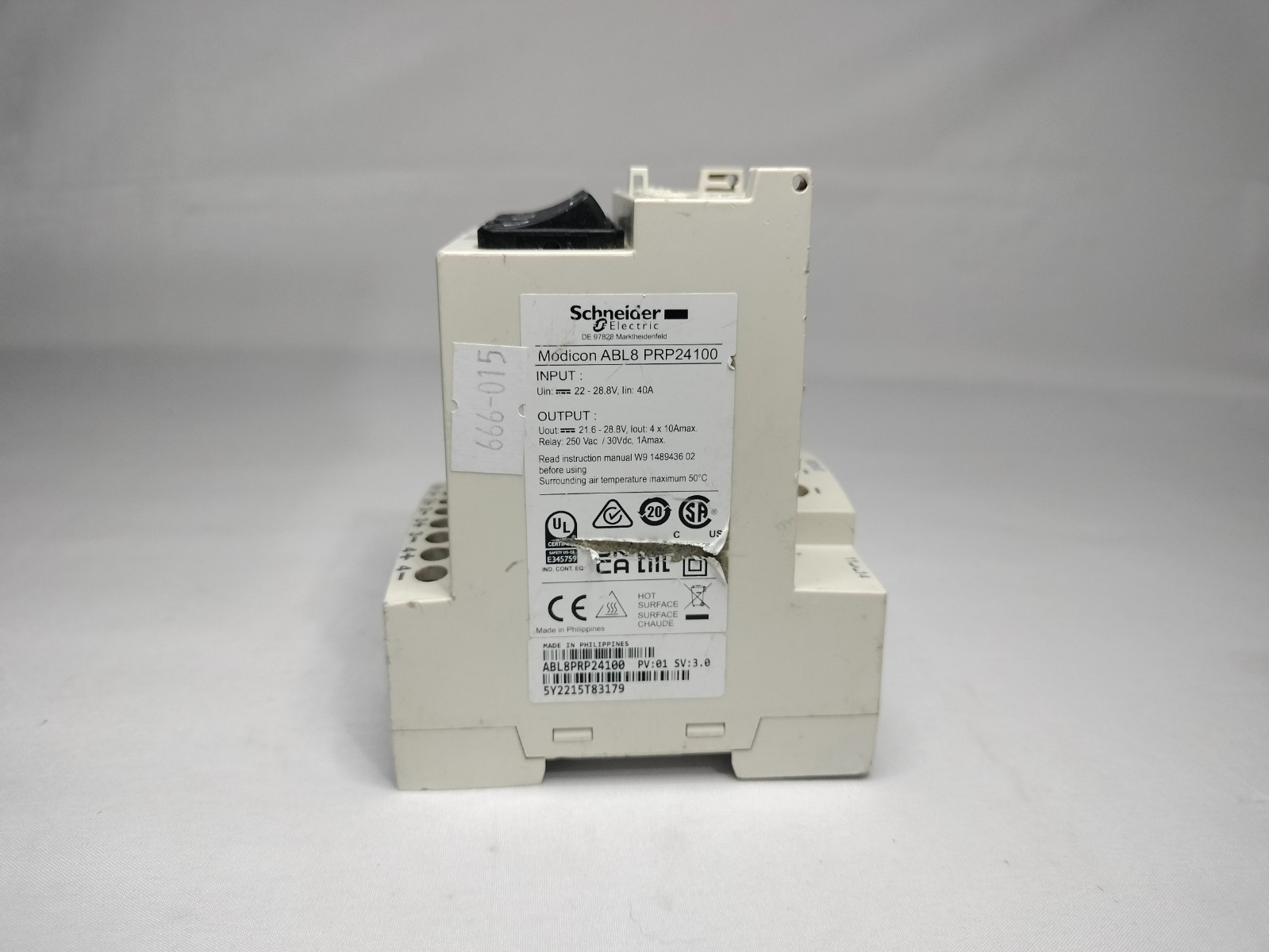 Scheider Electric ABL8 PRP24100 ABL8PRP24100 Universal Protection Module 40A