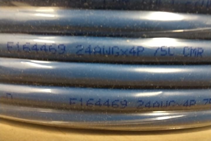 Monoprice 18617 1,000 Ft Cable Length 24 AWG Blue Data Cable