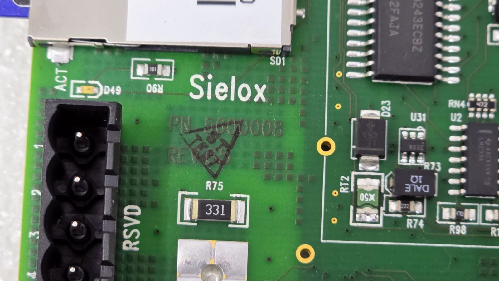 Sielox Access Controller 5600008 Rev. 65 w/ SD Card
