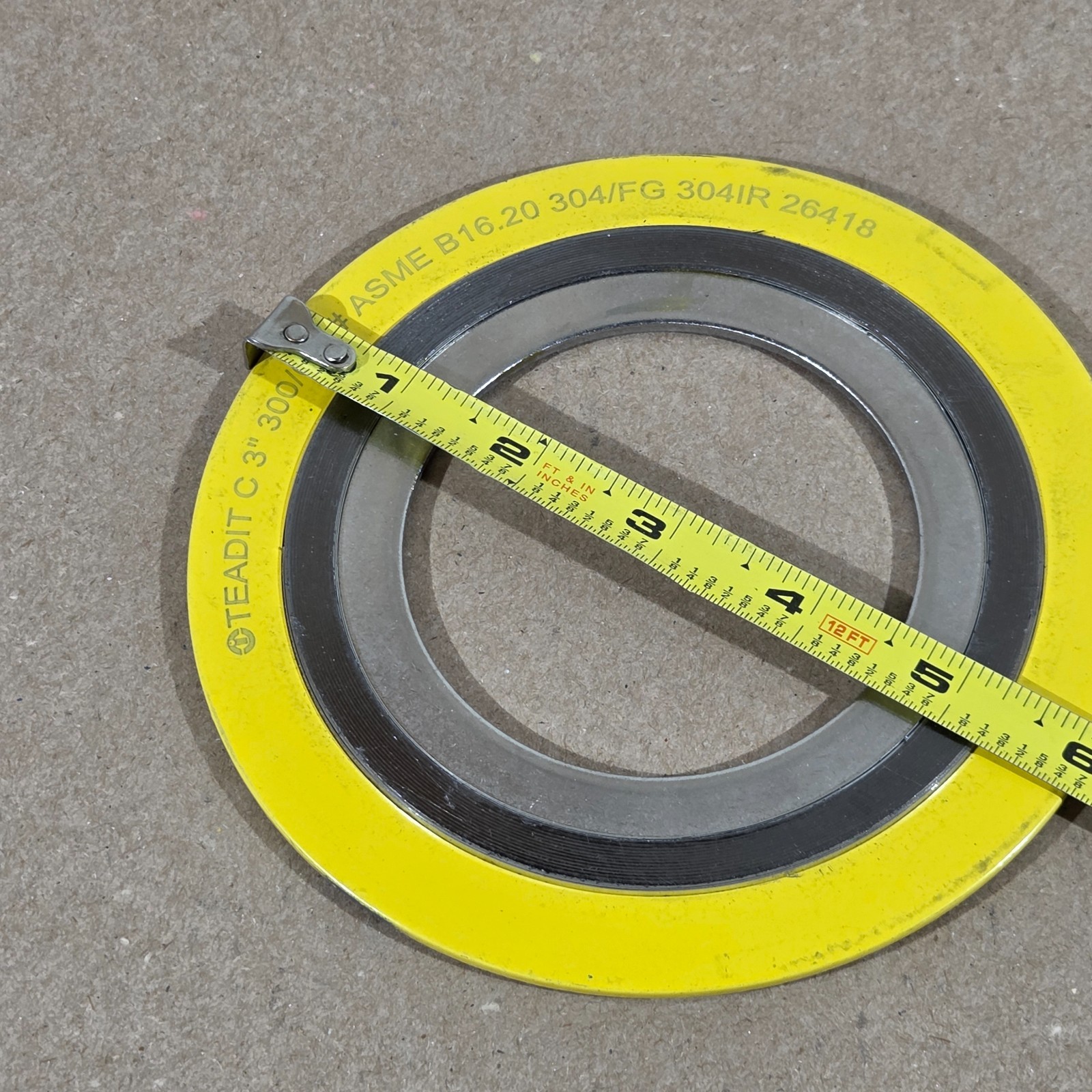 TEADIT 3″ 300/600# ASME B1620 Flange Gasket with inner ring