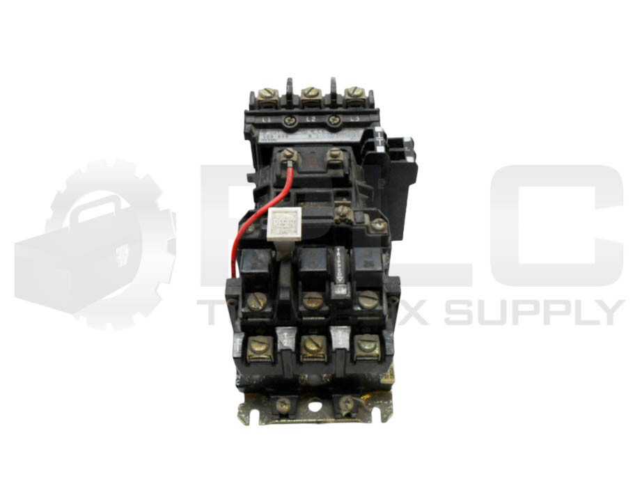 ALLEN BRADLEY 509-BOD /B STARTER W/ 42185-800-01 W/ CB236 W/ 595-AA /C *READ*
