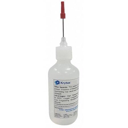 Krytox Gpl-107 Lubricant, 0.5 Oz, Needle Nose Bottle, Pfpe, Colorless