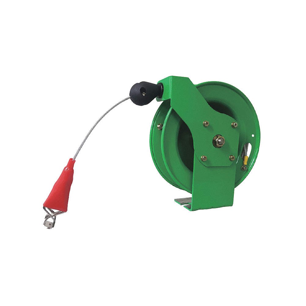 SPEEDAIRE 440G03 Cable Reel,50 ft.,Powder Coated,Green 440G03