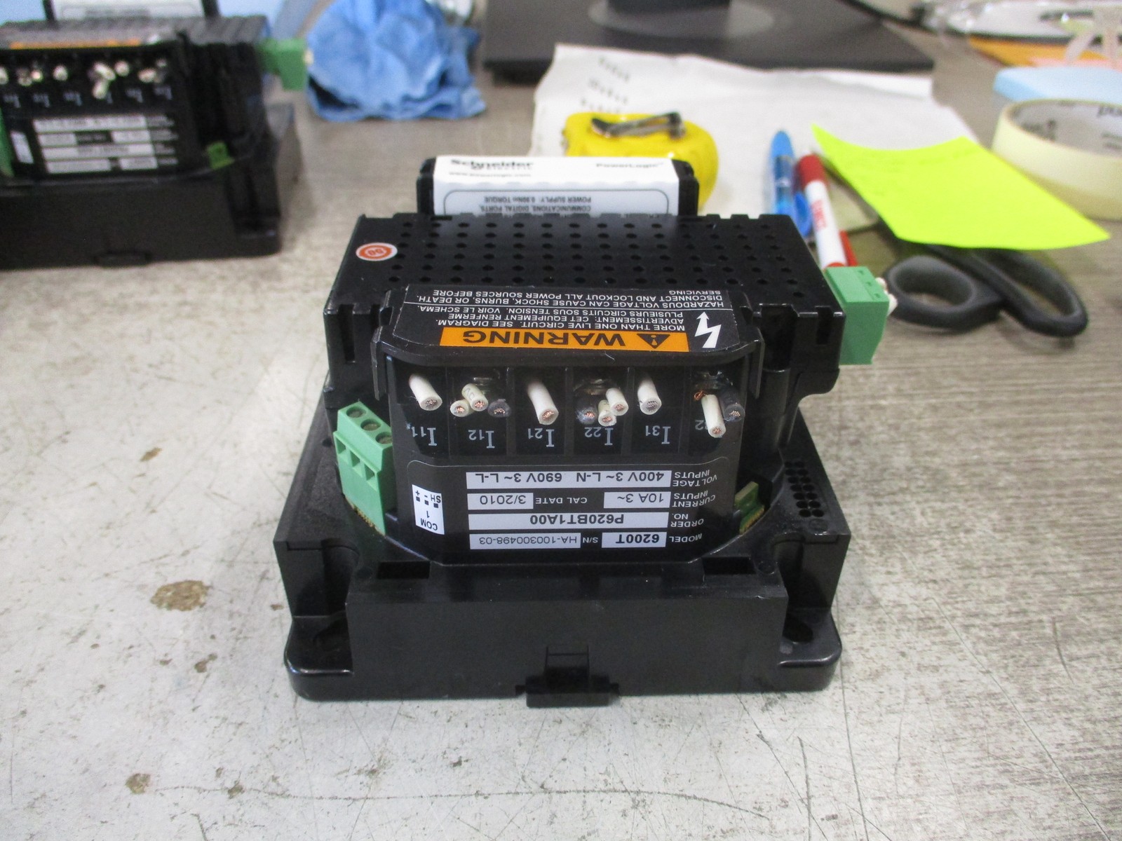 Schneider Electric PowerLogic 6200T Power Meter P620BT1A00 3Ph 400V L-N 690V L-L