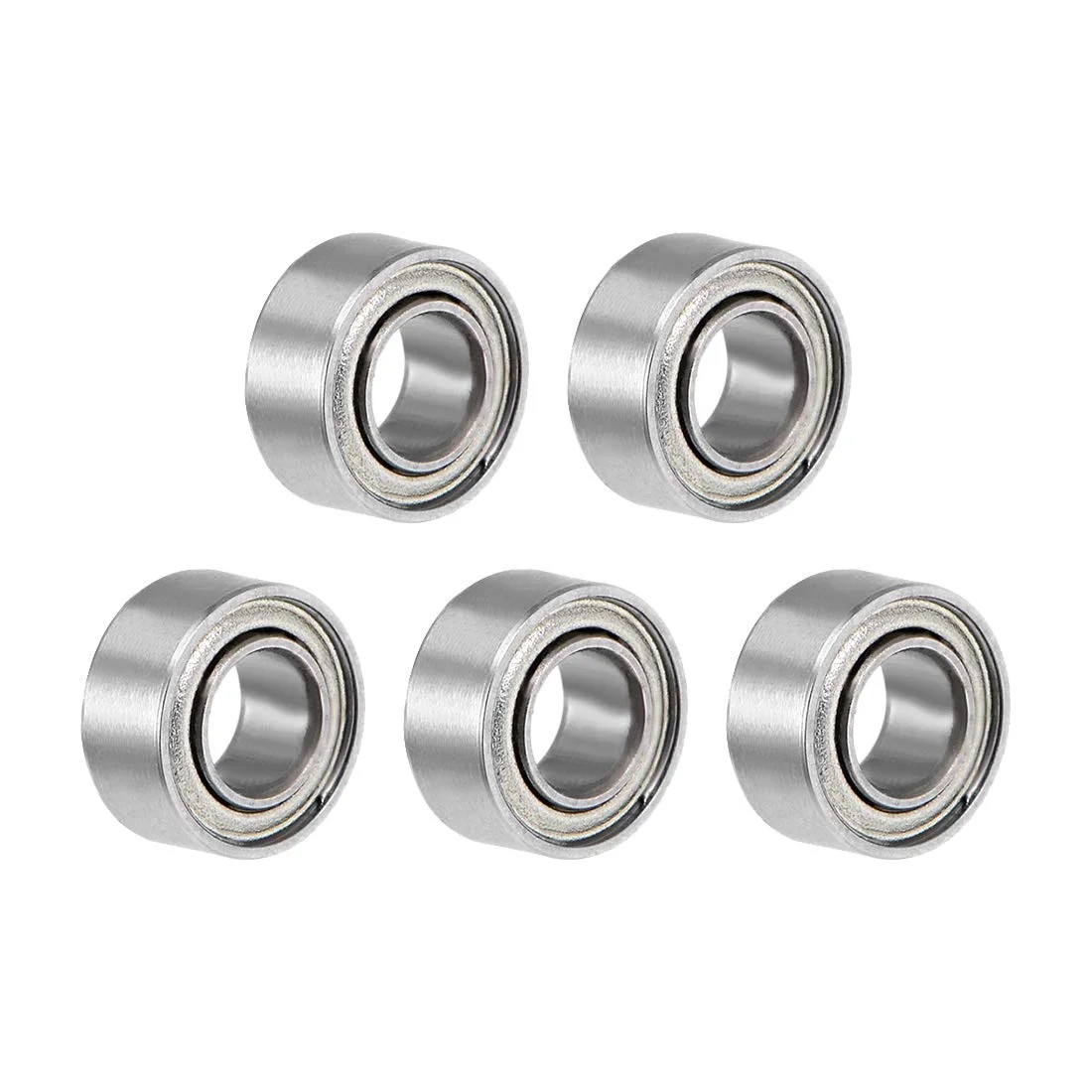 R144ZZ Deep Groove Ball Bearing 1/8″x1/4″x7/64″ Double Shielded ABEC-3 Bearings